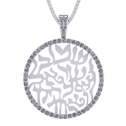 Mother & Child Heart Birthstone Necklace for Women